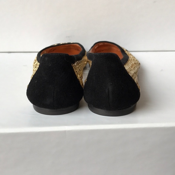Marc Jacobs cap toe ballet flats! Black gold 7 - Picture 5 of 8